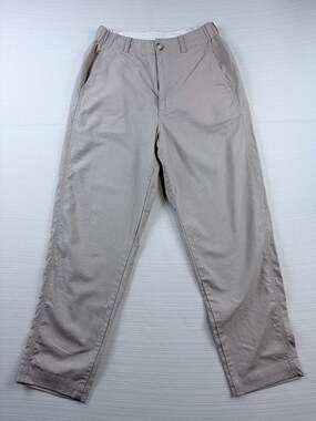 Uniqlo Cotton Linen Elastic Waist Pants XS Beige
